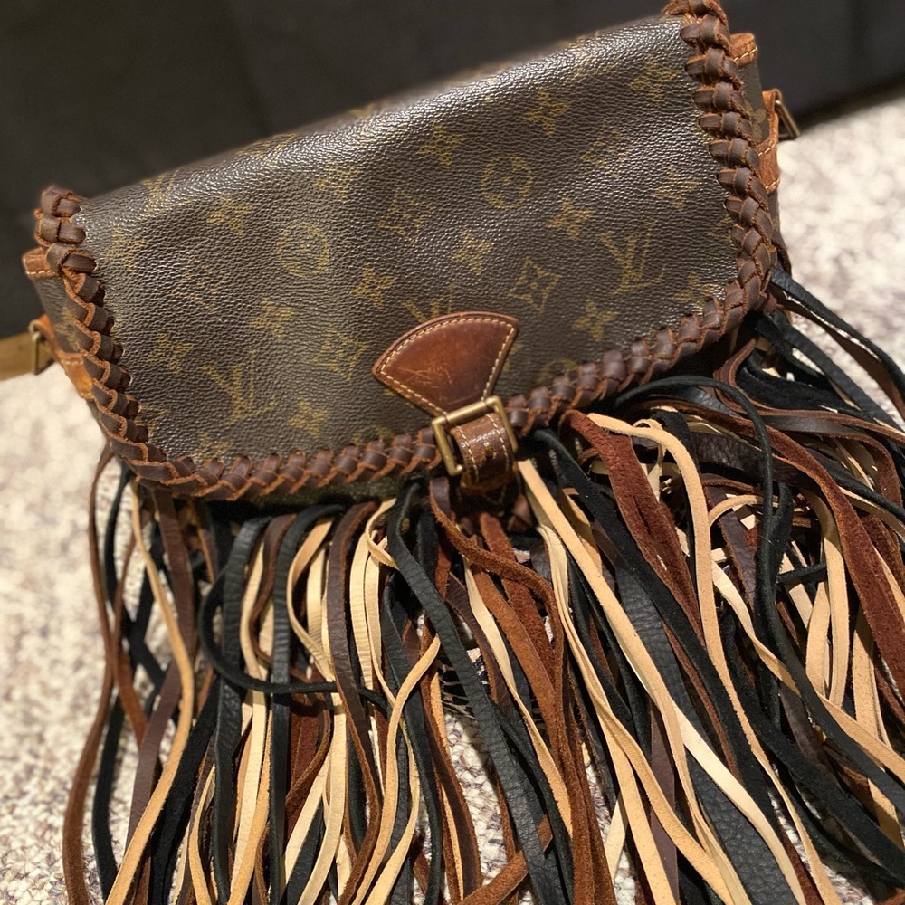 Upcycled crossbody